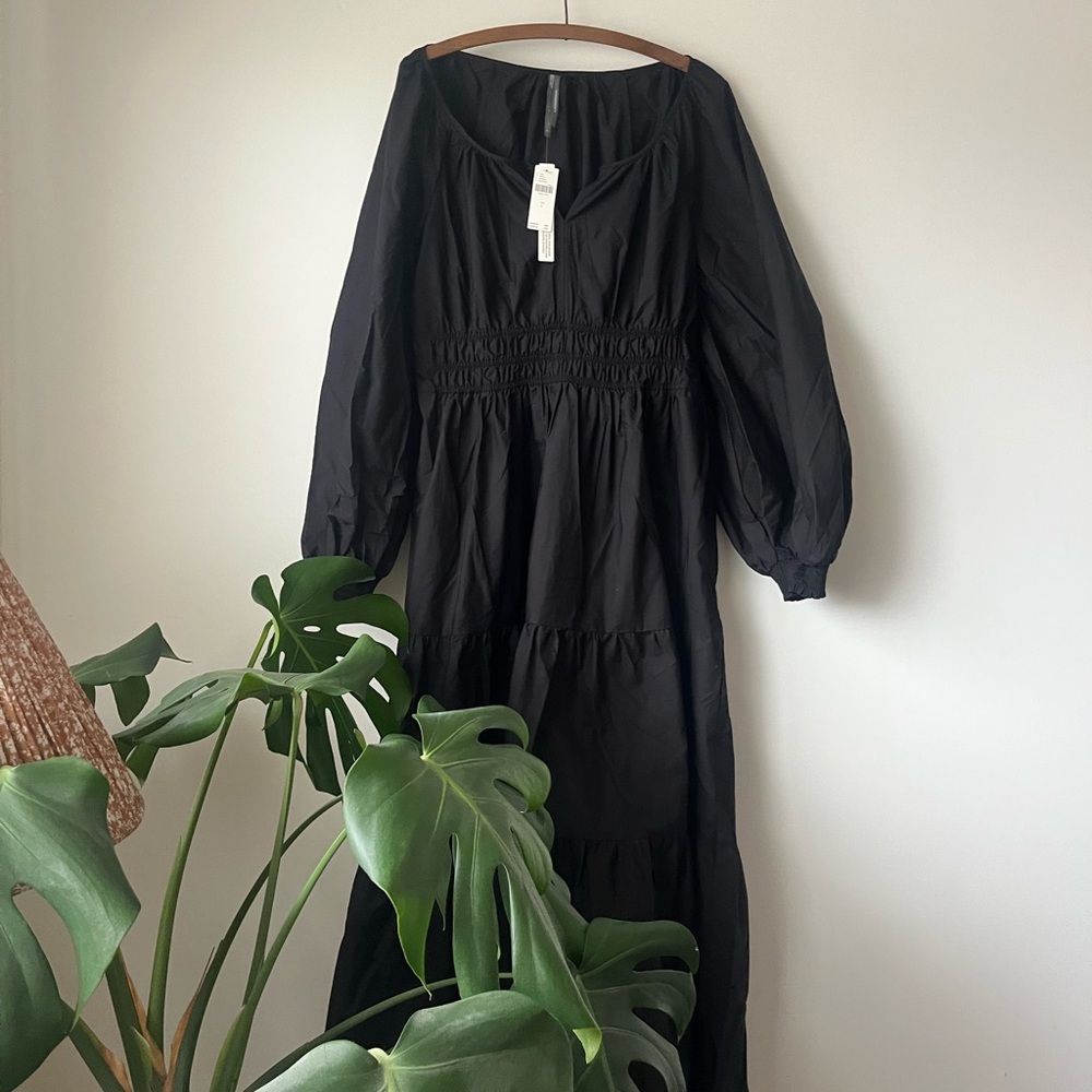 Anthropologie THE SOMERSET MAXI DRESS: PUFF-SLEEVE EDITION Cotton Women's Dress